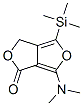 1H,3h-furo[3,4-c]furan-1-one, 6-(dimethylamino)-4-(trimethylsilyl)- Structure,289673-85-4Structure