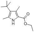 Ethyl 4-t-butyl-3,5-dimethylpyrrolecarboxylate Structure,28991-95-9Structure