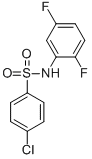 4-Chloro-n-[5-fluoro-2-fluorophenyl]benzenesulfonamide Structure,290331-05-4Structure