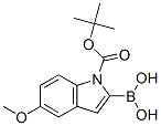 1-(tert-Butoxycarbonyl)-5-methoxy-1H-indol-2-ylboronic acid Structure,290331-71-4Structure