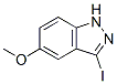 3-Iodo-5-methoxy (1h)indazole Structure,290367-99-6Structure