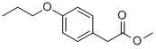 (4-Propoxyphenyl)acetic acid methyl ester Structure,29056-04-0Structure