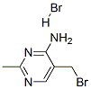 4-Pyrimidinamine, 5-(bromomethyl)-2-methyl-, hydrobromide Structure,2908-71-6Structure