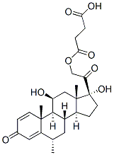 Methylprednisolone hemisuccinate Structure,2921-57-5Structure