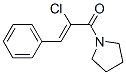 Pyrrolidine, 1-[(2z)-2-chloro-1-oxo-3-phenyl-2-propenyl]- (9ci) Structure,292153-68-5Structure