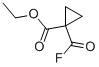 Cyclopropanecarboxylic acid,1-(fluorocarbonyl)-,ethyl ester (9ci) Structure,292643-88-0Structure