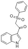 1-(Indol-3-yl)-2-(phenylsulfonyl)ethanone Structure,292855-52-8Structure