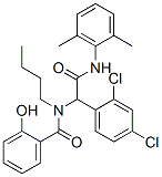 Benzeneacetamide,alpha-[butyl (2-hydroxybenzoyl )amino]-2,4-dichloro-n-(2,6-dimethylphenyl )- (9ci) Structure,293764-41-7Structure