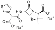 Ticarcillin sodium Structure,29457-07-6Structure