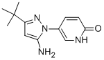 5-(5-Amino-3-(tert-butyl)-1H-pyrazol-1-yl)pyridin-2(1H)-one Structure,294852-54-3Structure