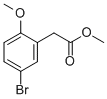 Methyl2-(5-bromo-2-methoxyphenyl)acetate Structure,294860-58-5Structure