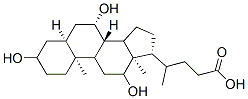 4-[(5S,7s,8s,10s,13r,17r)-3,7,12-trihydroxy-10,13-dimethyl-2,3,4,5,6,7,8,9,11,12,14,15,16,17-tetradecahydro-1h-cyclopenta[a]phenanthren-17-yl]pentanoic acid Structure,2955-27-3Structure