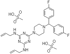 Almitrine dimesylate Structure,29608-49-9Structure