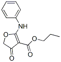 3-Furancarboxylic acid,4,5-dihydro-4-oxo-2-(phenylamino)-,propyl ester Structure,296796-43-5Structure