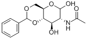 2-Acetamido-4,6-o-benzylidene-2-deoxy-d-glucopyranose Structure,29776-43-0Structure