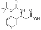 (S)-Boc-3-(3-pyridyl)-β-Ala-OH Structure,297773-45-6Structure