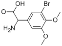 Amino-(3-bromo-4,5-dimethoxy-phenyl)-aceticacid Structure,299163-83-0Structure