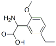 Benzeneacetic acid, alpha-amino-5-ethyl-2-methoxy-(9ci) Structure,299165-00-7Structure