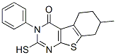 2-Mercapto-7-methyl-3-phenyl-5,6,7,8-tetrahydro-3H-benzo[4,5]thieno[2,3-d]pyrimidin-4-one Structure,299919-85-0Structure