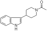1-[4-(1h-iNdol-3-yl)piperidino]ethan-1-one Structure,30030-83-2Structure