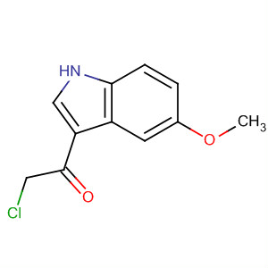 2-Chloro-1-(5-methoxy-1h-indol-3-yl)-ethanone Structure,30030-91-2Structure