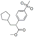 Methyl 3-cyclopentyl-2-(4-methylsulfonylphenyl)propionate Structure,300355-19-5Structure