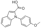 1-(4-Methoxy-phenyl)-1h-indole-2-carboxylic acid Structure,300365-79-1Structure