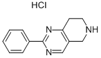 Pyrido[4,3-d]pyrimidine,5,6,7,8-tetrahydro-2-phenyl -,monohydrochloride Structure,300552-48-1Structure