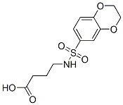 4-(2,3-Dihydro-benzo[1,4]dioxine-6-sulfonylamino)-butyric acid Structure,300571-94-2Structure