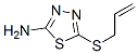 5-Allylsulfanyl-[1,3,4]thiadiazol-2-ylamine Structure,30062-44-3Structure
