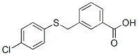 3-{[(4-Chlorophenyl)thio]methyl}benzoic acid Structure,30082-41-8Structure