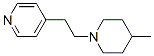 4-(2-(4-Methylpiperidino)ethyl) pyridine Structure,30131-18-1Structure