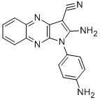 2-Amino-1-(4-aminophenyl)-1H-pyrrolo(2,3-b)quinoxaline-3-carbonitrile Structure,301358-46-3Structure