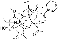 Aconitine Structure,302-27-2Structure