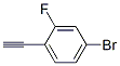 4-Bromo-1-ethynyl-2-fluorobenzene Structure,302912-33-0Structure