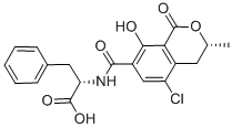 Ochratoxin a Structure,303-47-9Structure