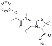 Phenethicillin Sodium Salt Structure,30302-52-4Structure