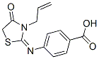 4-(3-Allyl-4-oxo-thiazolidin-2-ylideneamino)-benzoic acid Structure,303093-13-2Structure