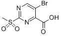 2-Methylsulfonyl-5-bromopyrimidine-4-carboxylic acid Structure,30321-94-9Structure