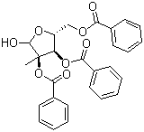 2,3,5-Tri-O-benzoyl-2-C-methyl-D-ribofuranose Structure,30361-17-2Structure