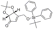 (3Ar,6ar)-6-((tert-butyldiphenylsilyloxy)methyl)-2,2-dimethyl-3ah-cyclopenta[d][1,3]dioxol-4(6ah)-one Structure,303963-92-0Structure