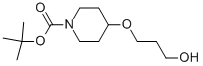 1-Tert-butoxycarbonyl-4-(3-hydroxypropoxy)piperidine Structure,303975-37-3Structure