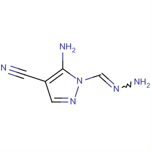 1H-pyrazole-4-carbonitrile,5-amino-1-(hydrazonomethyl)-(9ci) Structure,30433-65-9Structure