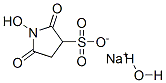 1-Hydroxy-2,5-dioxo-3-pyrrolidinesulfonic acid monosodium salt hydrate Structure,304671-62-3Structure