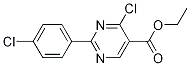 Ethyl 4-chloro-2-(4-chlorophenyl)pyrimidine-5-carboxylate Structure,304693-56-9Structure