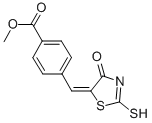 Methyl 4-[(E)-(2-mercapto-4-oxo-1,3-thiazol-5(4H)-ylidene)methyl]benzoate Structure,304861-41-4Structure