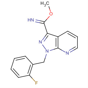 Methyl 1-(2-fluorobenzyl)-1h-pyrazolo[3,4-b]pyridine-3-carbimidate Structure,304874-06-4Structure