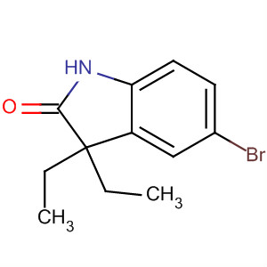 5-Bromo-3,3-diethylindolin-2-one Structure,304876-06-0Structure