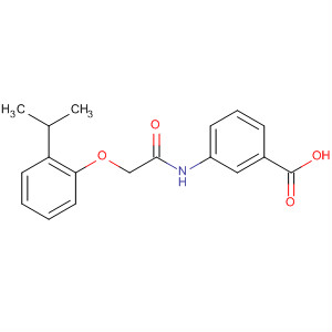 3-(2-(2-Isopropylphenoxy)acetamido)benzoic acid Structure,304890-52-6Structure