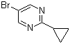 5-Bromo-2-cyclopropylpyrimidine Structure,304902-96-3Structure